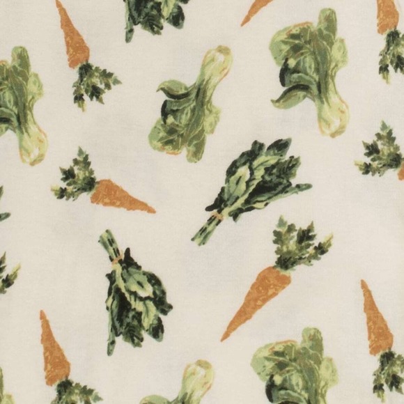 Milkbarn Organic Cotton Long Sleeve Dress & Legging Set -- Fresh Veggies NWT - Picture 2 of 3